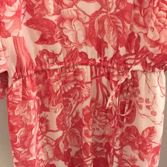 LOFT FLORAL COLD SHOULDER MIDI DRESS - Picture 4 of 4